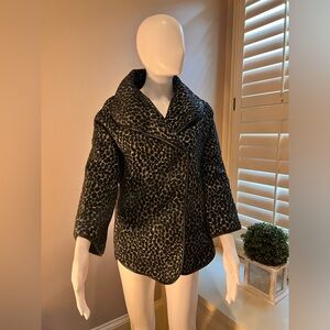 Chico’s Jacket with 3/4 length sleeves and oversized collar (fits like a small)